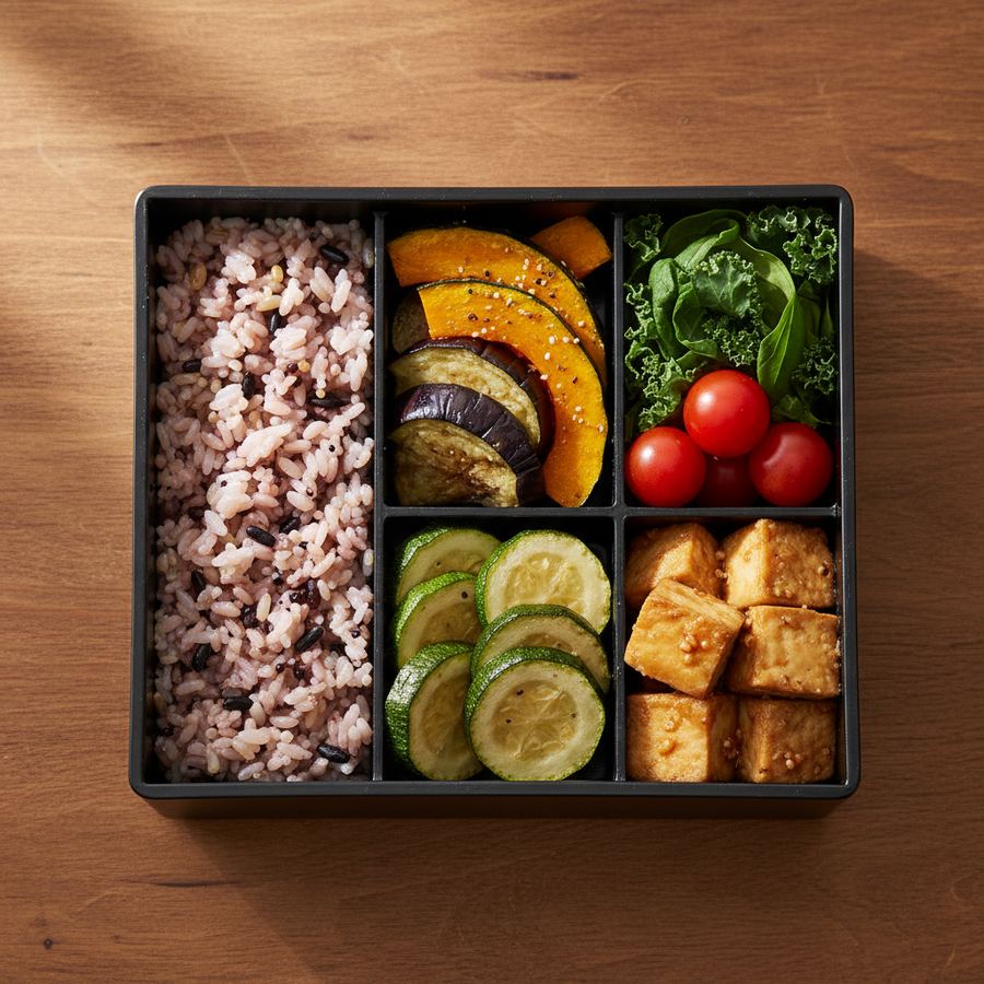 高纖蔬食便當